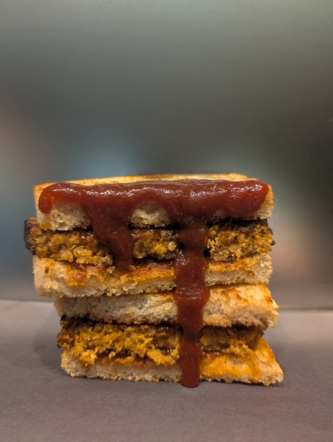Smoked Cajun Meatloaf on toasted Springfield Sourdough with our slightly sweet "Loaf Sauce" for a perfect balance of flavor.
