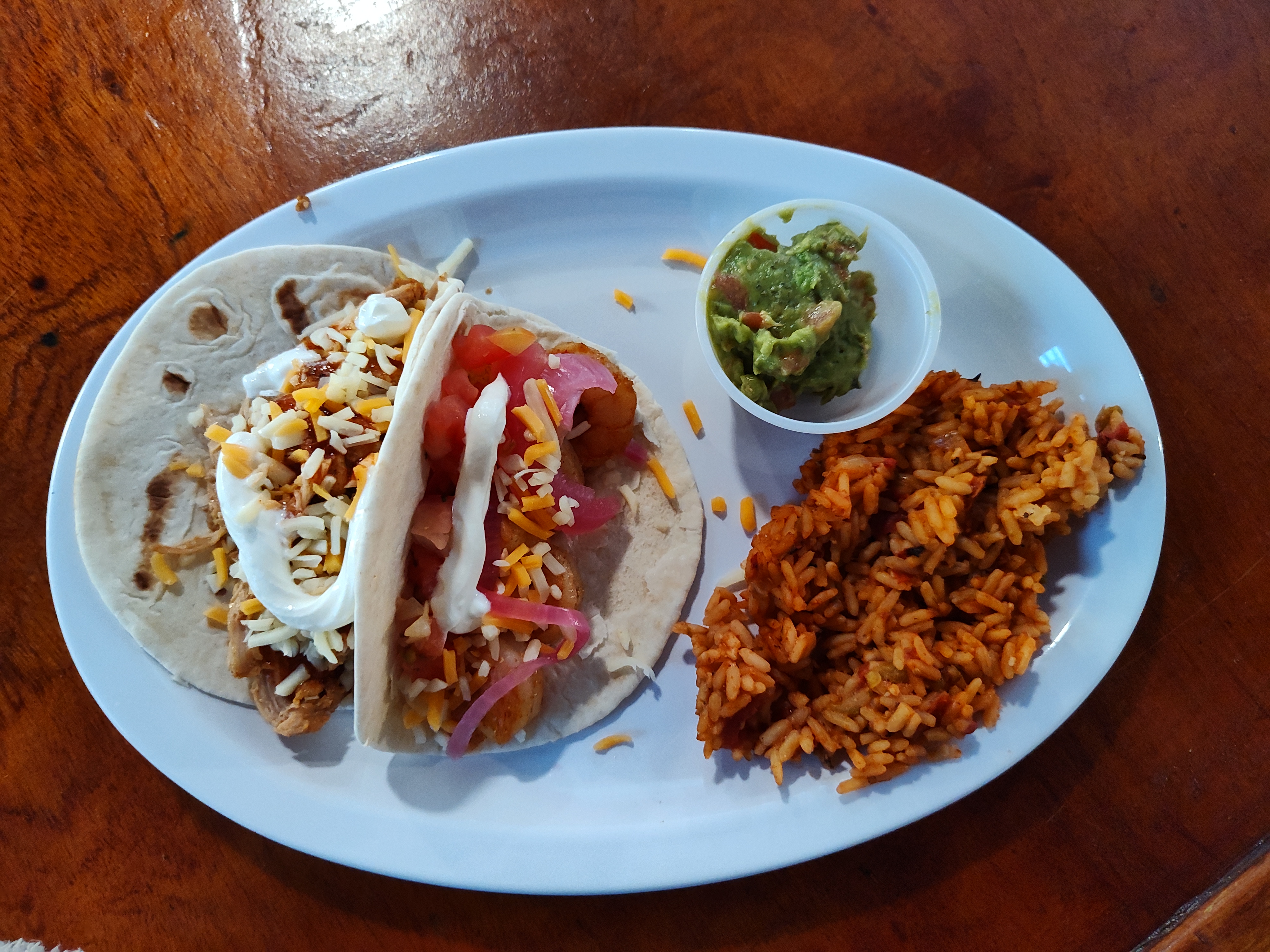 Cinco de Mayo special
Chicken & Shrimp Street Tacos