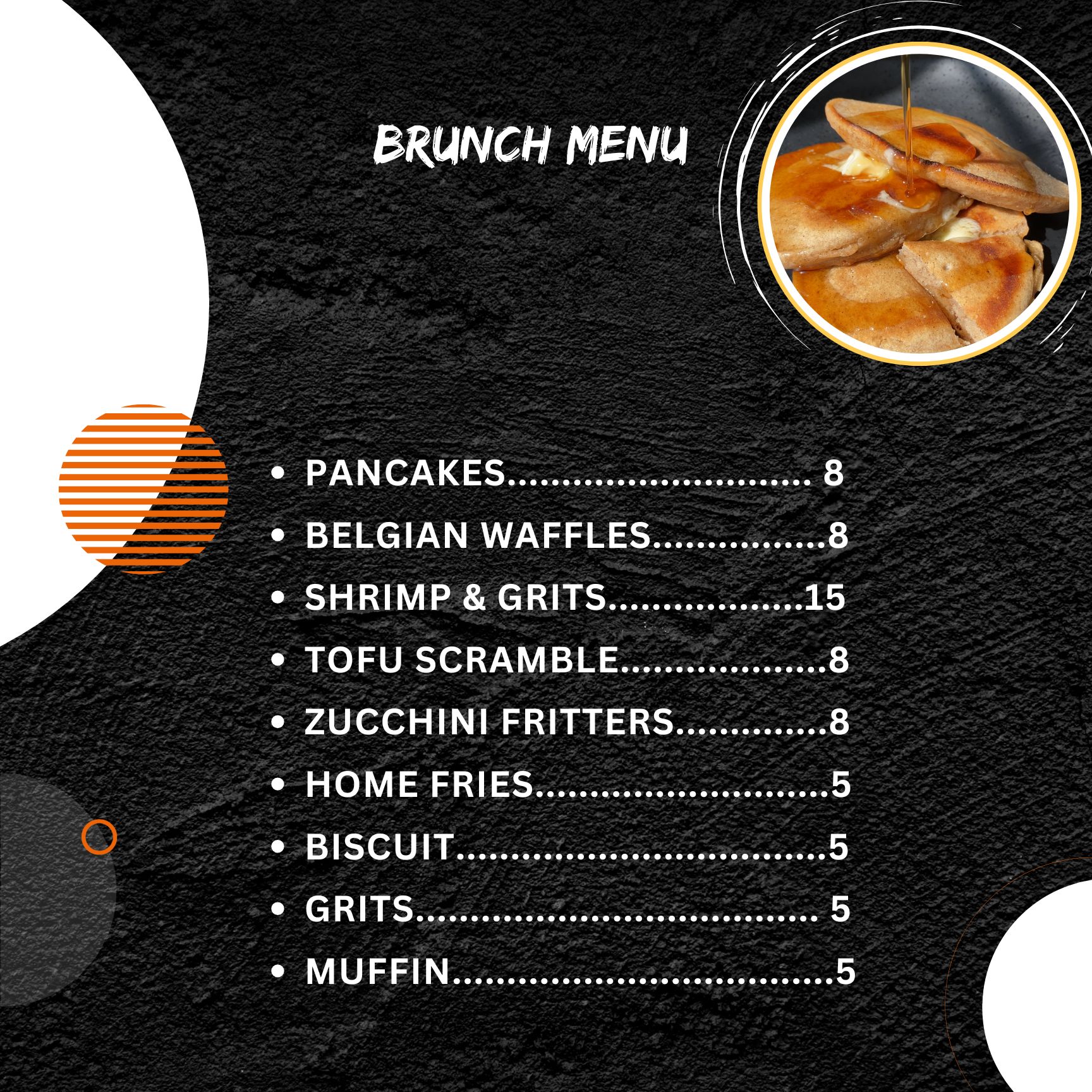 Brunch Menu
